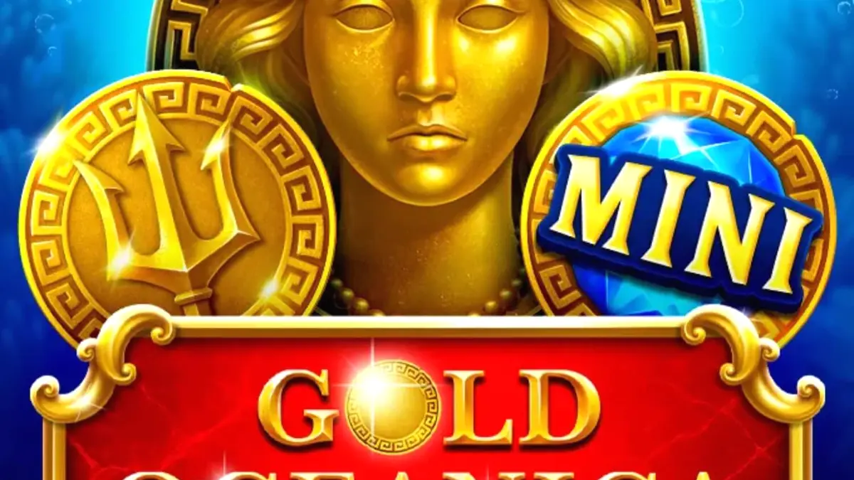 Cena vibrante do jogo de slot Gold Oceanica com criaturas marinhas e moedas de ouro
